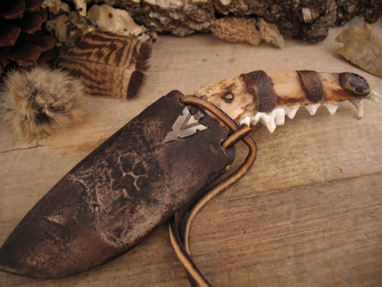 Steve Katz - Custom Wolf Jaw Hunter - Hand Forged - Image 5