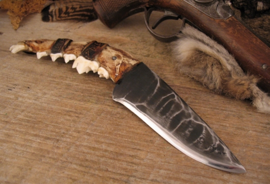 Steve Katz - Custom Wolf Jaw Hunter - Hand Forged
