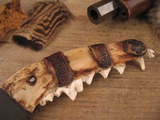 Steve Katz - Custom Wolf Jaw Hunter - Hand Forged - Image 3