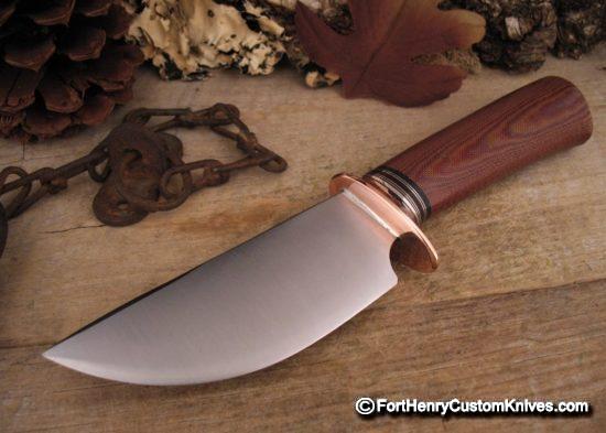 Mike Malosh - Hand Forged Skinner - Copper Guard