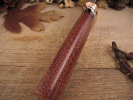 Mike Malosh - Hand Forged Skinner - Copper Guard - Image 4