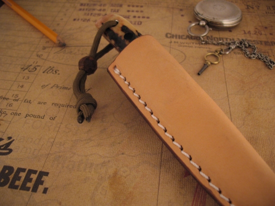 Hiroaki Ohta - Gentleman's Stag Belt Knife - San Mai - Image 6