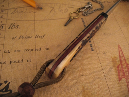 Hiroaki Ohta - Gentleman's Stag Belt Knife - San Mai - Image 3