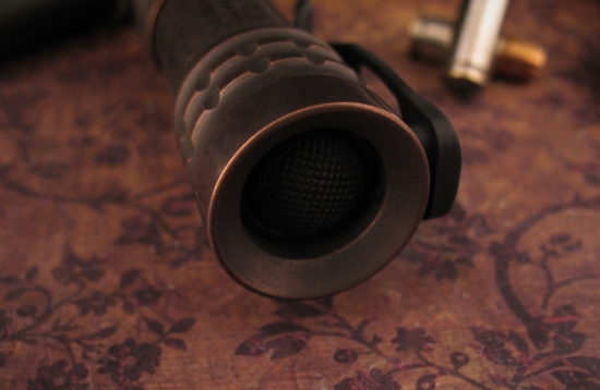 Ti2Design / Mike Bond - Custom Copper Pele Light - "Viking" Etch - Image 4