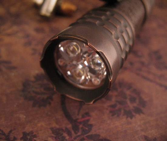 Ti2Design / Mike Bond - Custom Copper Pele Light - "Viking" Etch - Image 7