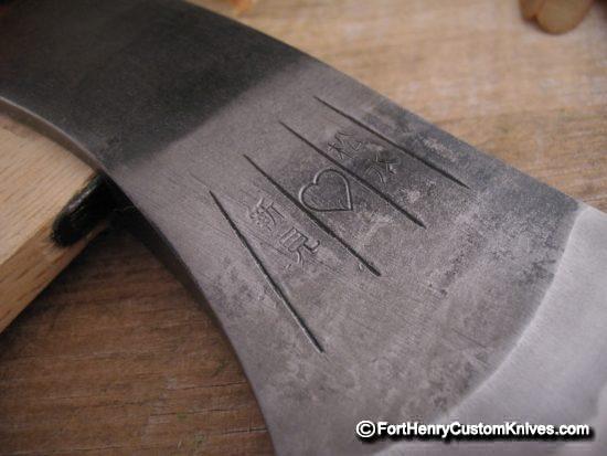 Takeda - TeOno - Rare Custom Axe - Aogami Super Steel - Image 2
