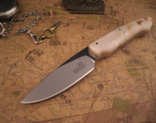 Arno Bernard Sr - Mini Drop Point - Sheephorn