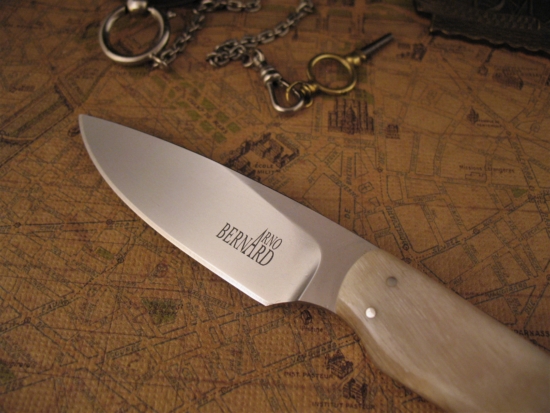 Arno Bernard Sr - Mini Drop Point - Sheephorn - Image 2