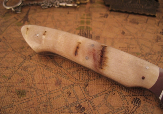 Arno Bernard Sr - Mini Drop Point - Sheephorn - Image 4