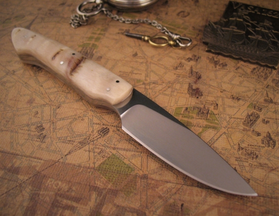 Arno Bernard Sr - Mini Drop Point - Sheephorn - Image 5