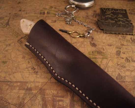 Arno Bernard Sr - Mini Drop Point - Sheephorn - Image 6