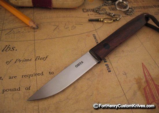 Hiroaki Ohta - Gentleman's Belt Knife - Ironwood