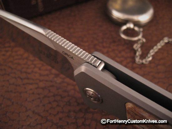 Arno Bernard - NEW Orca Dual Opening - Giraffe Bone Inlay - Image 4