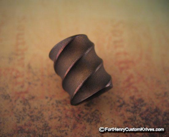 Ti_Gear_Design - Lg Spiral Titanium Bead