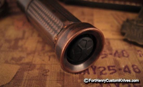 Mitch Lum / Dawson Machine - Laulima Custom Copper Todai - Starlingear Leather Pouch - Image 4