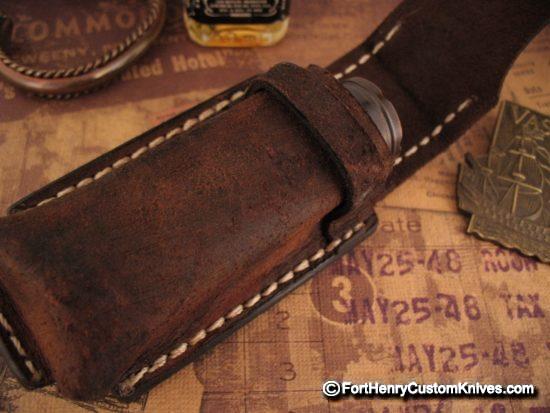 Mitch Lum / Dawson Machine - Laulima Custom Copper Todai - Starlingear Leather Pouch - Image 6