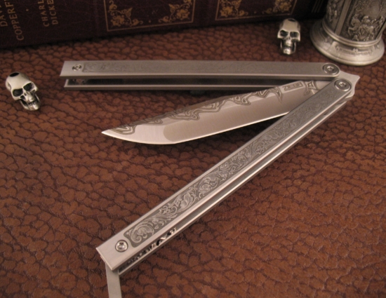 Michael Zieba - Bali - Engraved - Silver Momento Mori Backspacer - Image 8