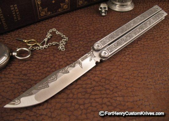 Michael Zieba - Bali - Engraved - Silver Momento Mori Backspacer