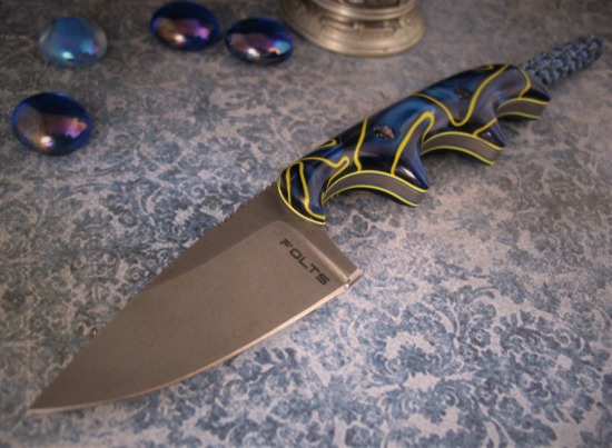 Alan Folts - Custom Drop Point Minimalist - Kirinite