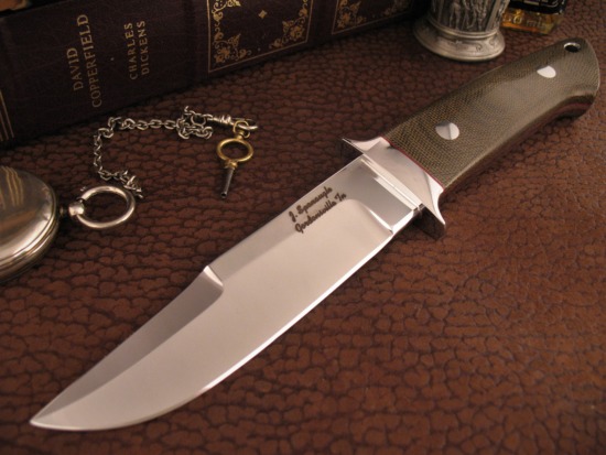 James Sponaugle - Loveless Chute Knife - Mirror Polished