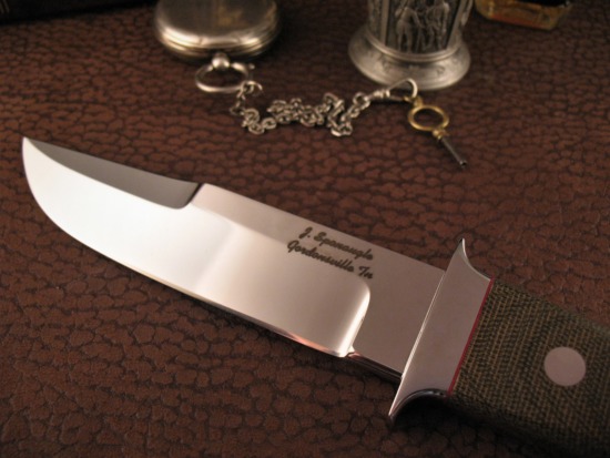 James Sponaugle - Loveless Chute Knife - Mirror Polished - Image 2