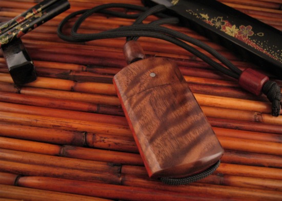 Raymond Johnson - Custom Kiridashi w/Wooden Walnut Sheath