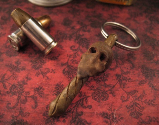 Michael Zieba - Bi-Metal Bead Keeper Keychain - Speak No Evil