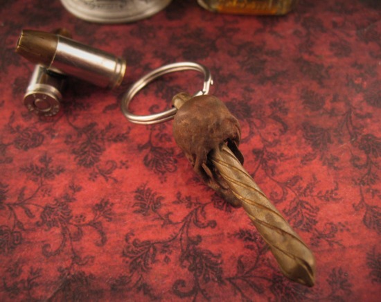 Michael Zieba - Bi-Metal Bead Keeper Keychain - Speak No Evil - Image 3