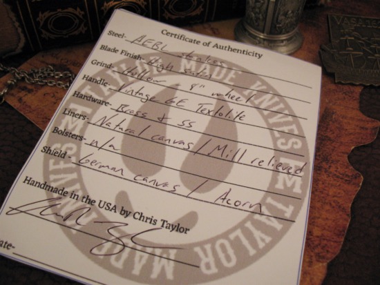 Chris Taylor - Slip Joint - Vintage Textolite Handle - Image 6