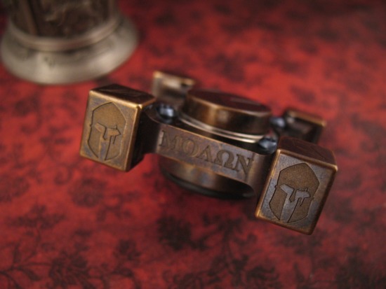Steel Flame - Royal Bronze - Molon Labe - Ring Spin - Image 2