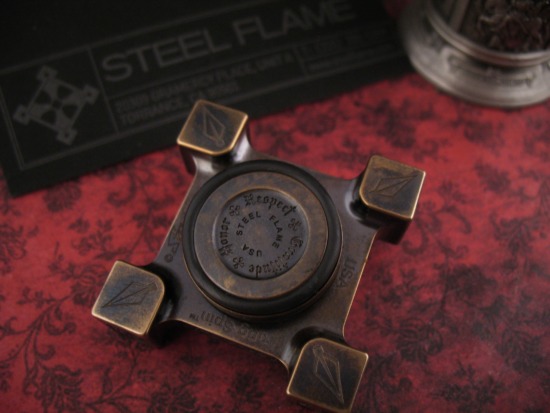 Steel Flame - Royal Bronze - Molon Labe - Ring Spin - Image 4