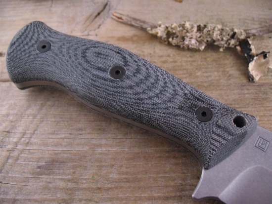 Nathan Carothers - Medium Chopper - Black Micarta - Image 5