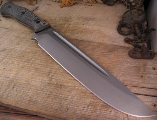 Nathan Carothers - Medium Chopper - Black Micarta - Image 6