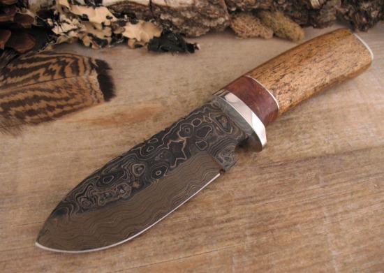 Herb Derr - Hand Forged Bullnose Skinner - Fossilized Sea Cow Rib