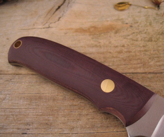 Bob Dozier - New Hunter - Burgandy Micarta - Image 6