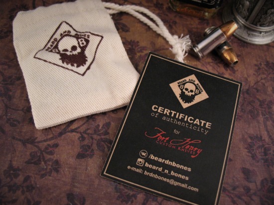 Beard & Bones - Bronze 3D Dog Tag - "Double Tap" - Image 5