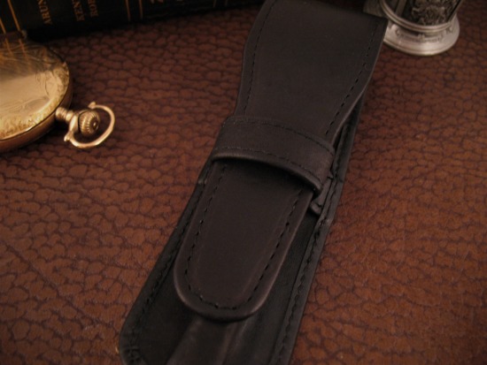 Courtney Turnage - Custom Mammoth Tooth Pen - Leather Sheath - Image 5
