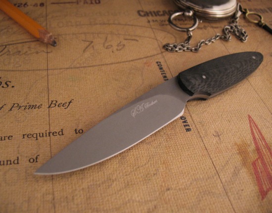 Van Deventer & Sons - Gentlemans Neck Knife - Carbon Fiber