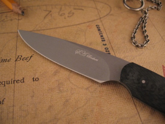 Van Deventer & Sons - Gentlemans Neck Knife - Carbon Fiber - Image 2