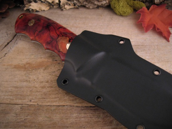 Bob Dozier - Custom Pro Skinner - Rare Red Spalted Maple - Image 6