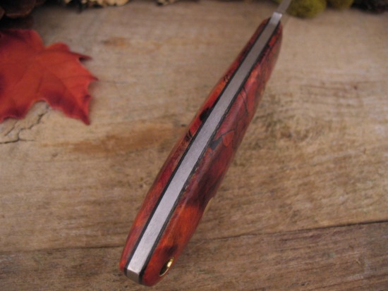 Bob Dozier - Custom Pro Skinner - Rare Red Spalted Maple - Image 3