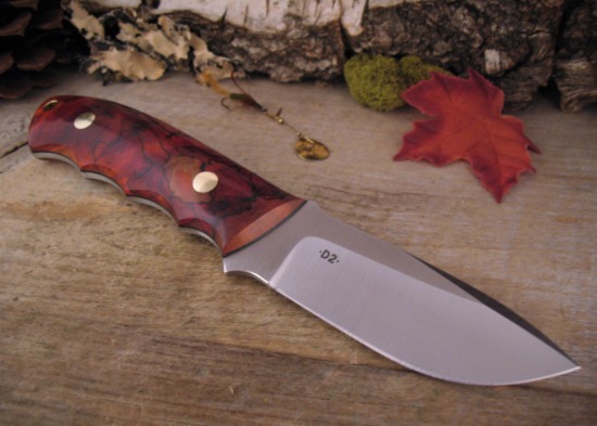 Bob Dozier - Custom Pro Skinner - Rare Red Spalted Maple - Image 5