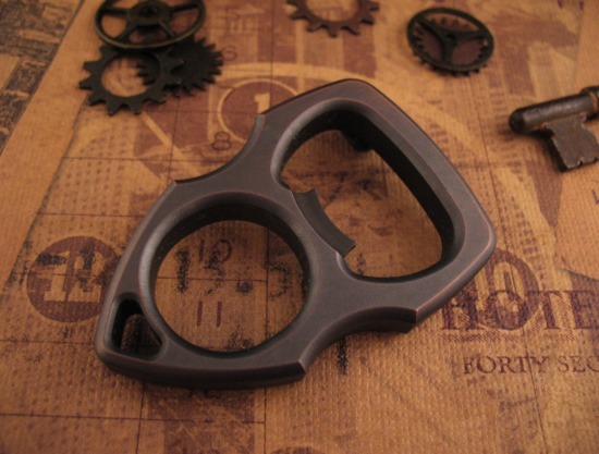 Burchtree Bladeworks -  Copper Escape Pod / Knuck / Bottle Opener