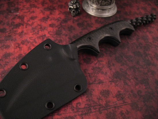 Alan Folts - NEW X2 - Tactical Wharncliff Minimalist - Carbon Fiber - Image 6