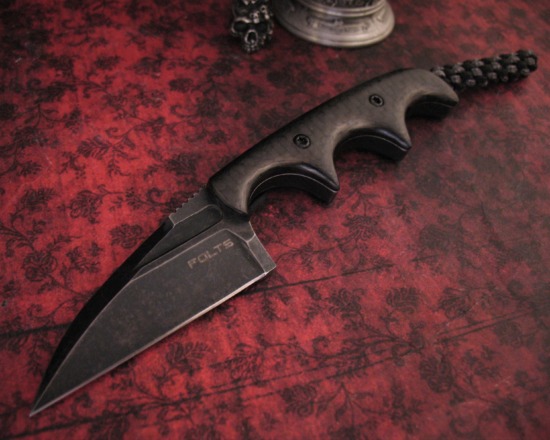 Alan Folts - NEW X2 - Tactical Wharncliff Minimalist - Carbon Fiber