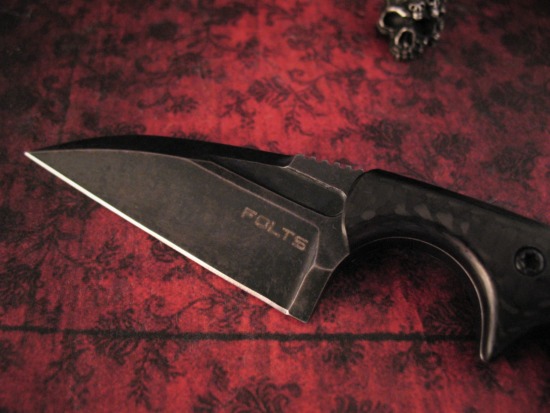 Alan Folts - NEW X2 - Tactical Wharncliff Minimalist - Carbon Fiber - Image 2