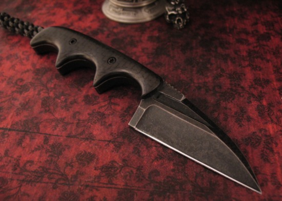 Alan Folts - NEW X2 - Tactical Wharncliff Minimalist - Carbon Fiber - Image 5