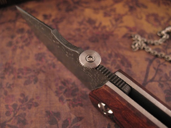 K.C. Gray - Custom Squeegee - Reptile Damascus - Image 4