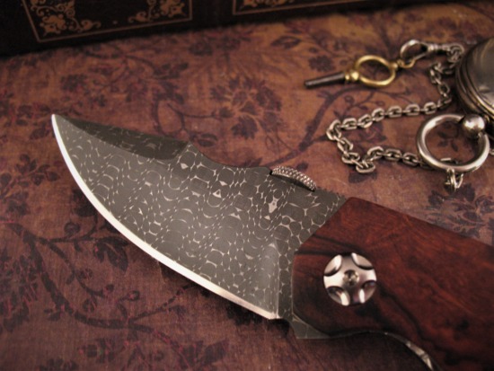 K.C. Gray - Custom Squeegee - Reptile Damascus - Image 3