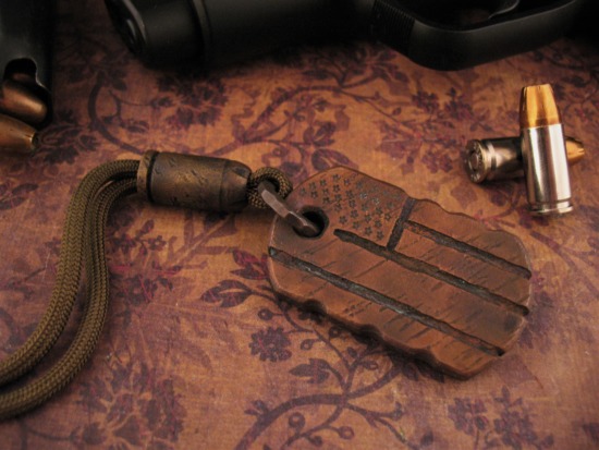 Miller Bros. Blades - Custom Copper Dog Tag Necklace